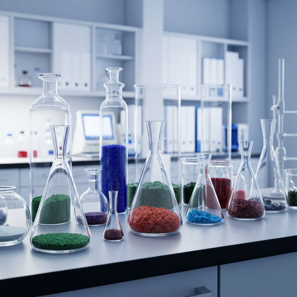 Scientific laboratory setup with nutritional research equipment